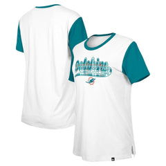 Miami Dolphins New Era Women's 3rd Down T-Shirt