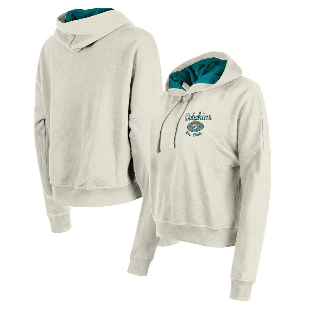 Miami Dolphins New Era Women's 3rd Down Historic Pullover Hoodie