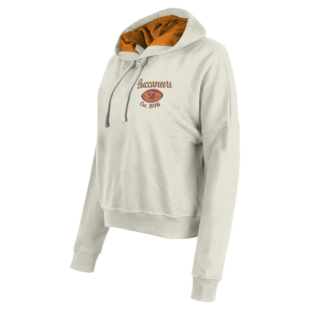 Tampa Bay Buccaneers New Era Women's 3rd Down Historic Pullover Hoodie