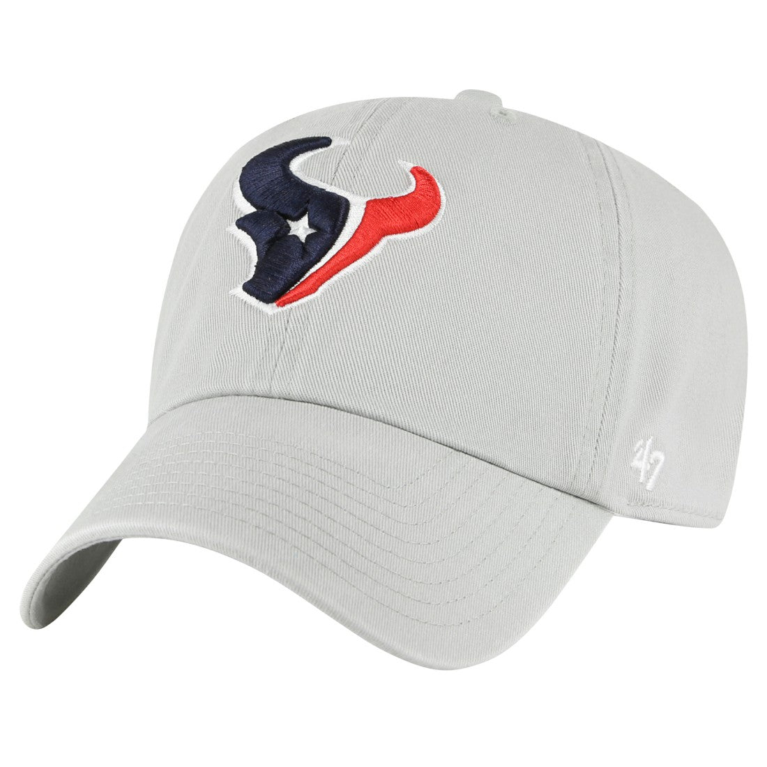 Houston Texans 47 brand '47 Team Clean Up Adjustable Hat
