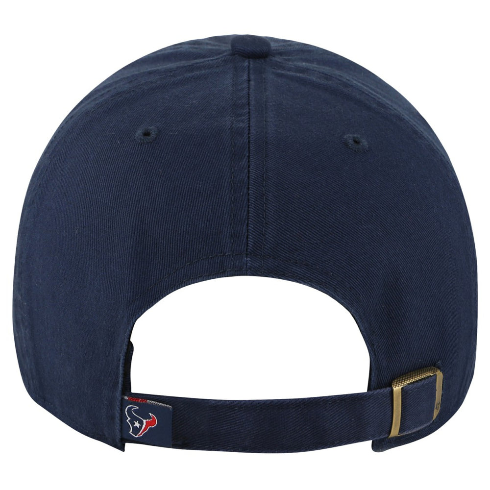 Houston Texans 47 brand '47 Clean Up Team Script Adjustable Hat