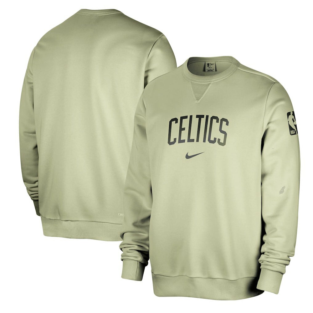 Boston Celtics Courtside Standard Issue Performance Pullover Sweatshirt New