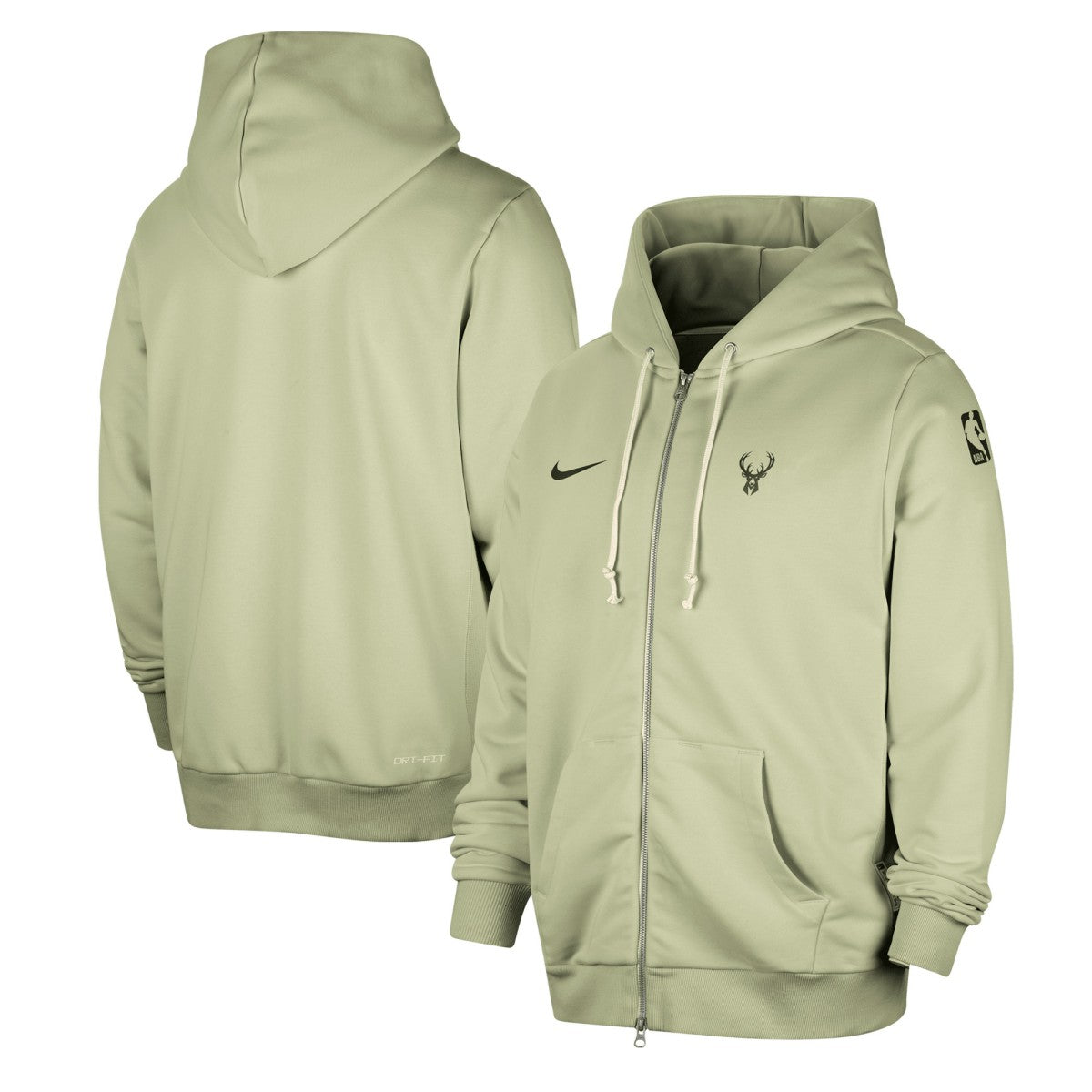 Milwaukee Bucks Authentic Standard Issue Full-Zip Hoodie Jacket Outlet