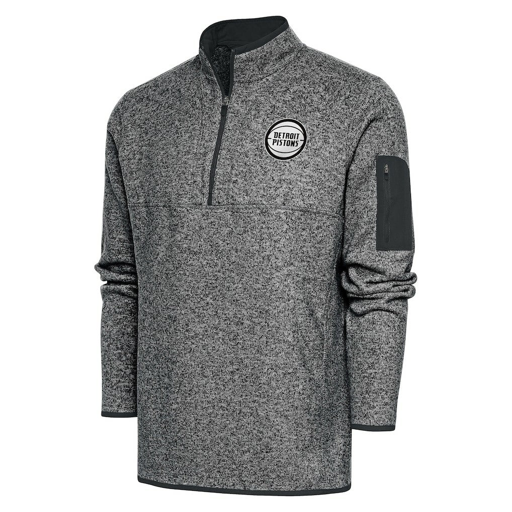 Detroit Pistons Antigua Fortune Big & Tall Quarter-Zip Pullover Jacket sale Online