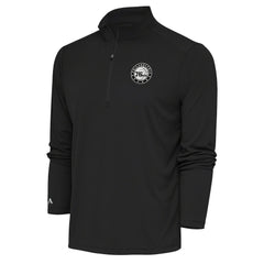 Philadelphia 76ers Antigua Metallic Logo Tribute Quarter-Zip Pullover Online