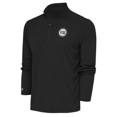 Detroit Pistons Antigua Metallic Logo Tribute Quarter-Zip Pullover sale New