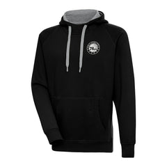 Philadelphia 76ers Antigua Metallic Logo Victory Pullover Hoodie Online