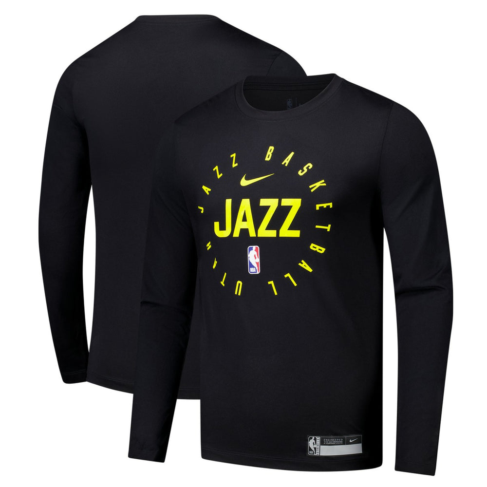 Utah Jazz 2024/25 Legend On-Court Practice Long Sleeve T-Shirt For Sale