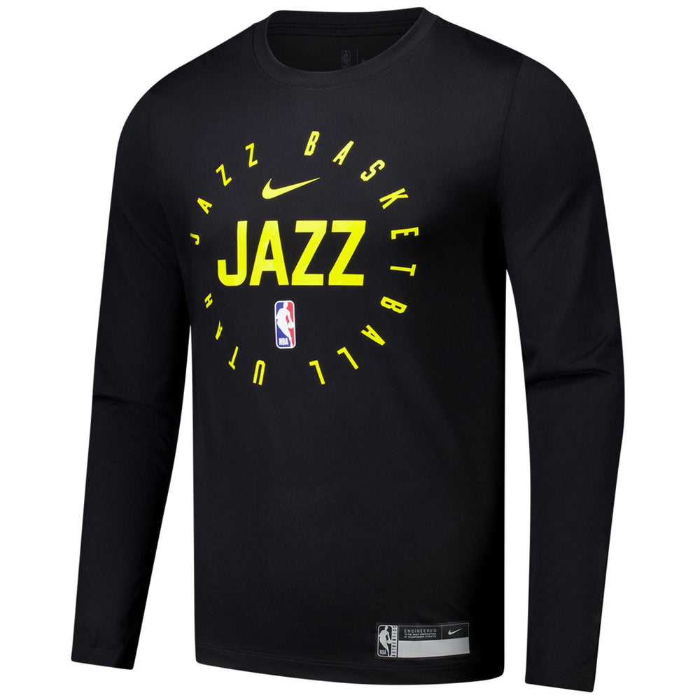 Utah Jazz 2024/25 Legend On-Court Practice Long Sleeve T-Shirt For Sale