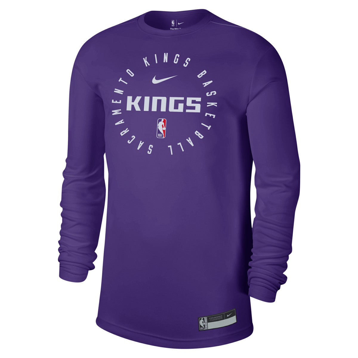 Sacramento Kings 2024/25 Legend On-Court Practice Long Sleeve T-Shirt For Sale