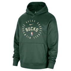 Milwaukee Bucks 2024/25 Spotlight On-Court Practice Performance Pullover Hoodie New
