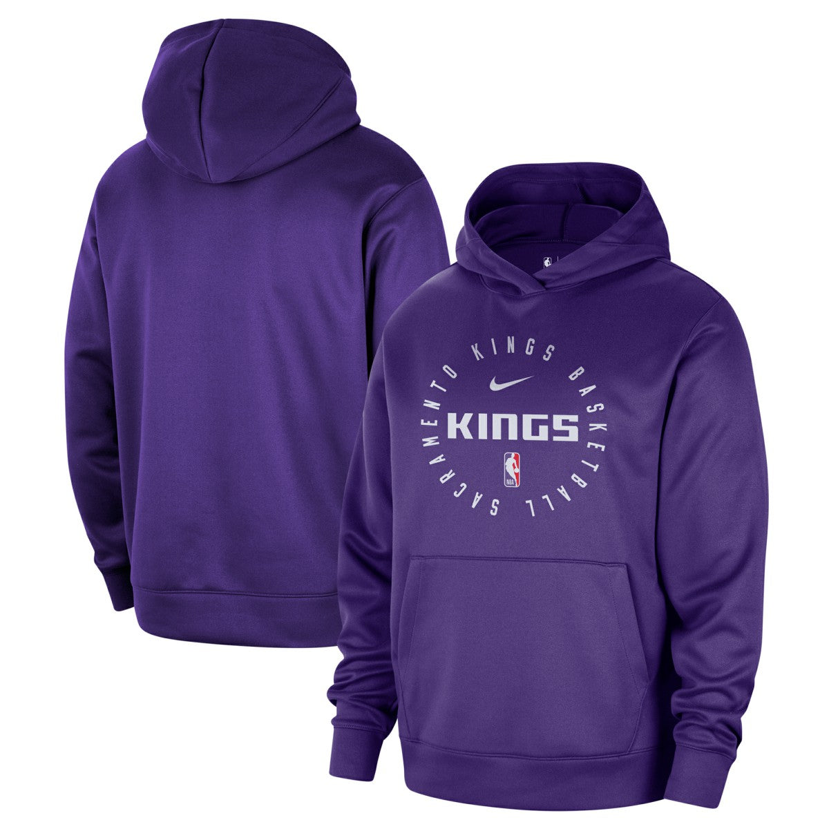 Sacramento Kings 2024/25 Spotlight On-Court Practice Performance Pullover Hoodie On Sale