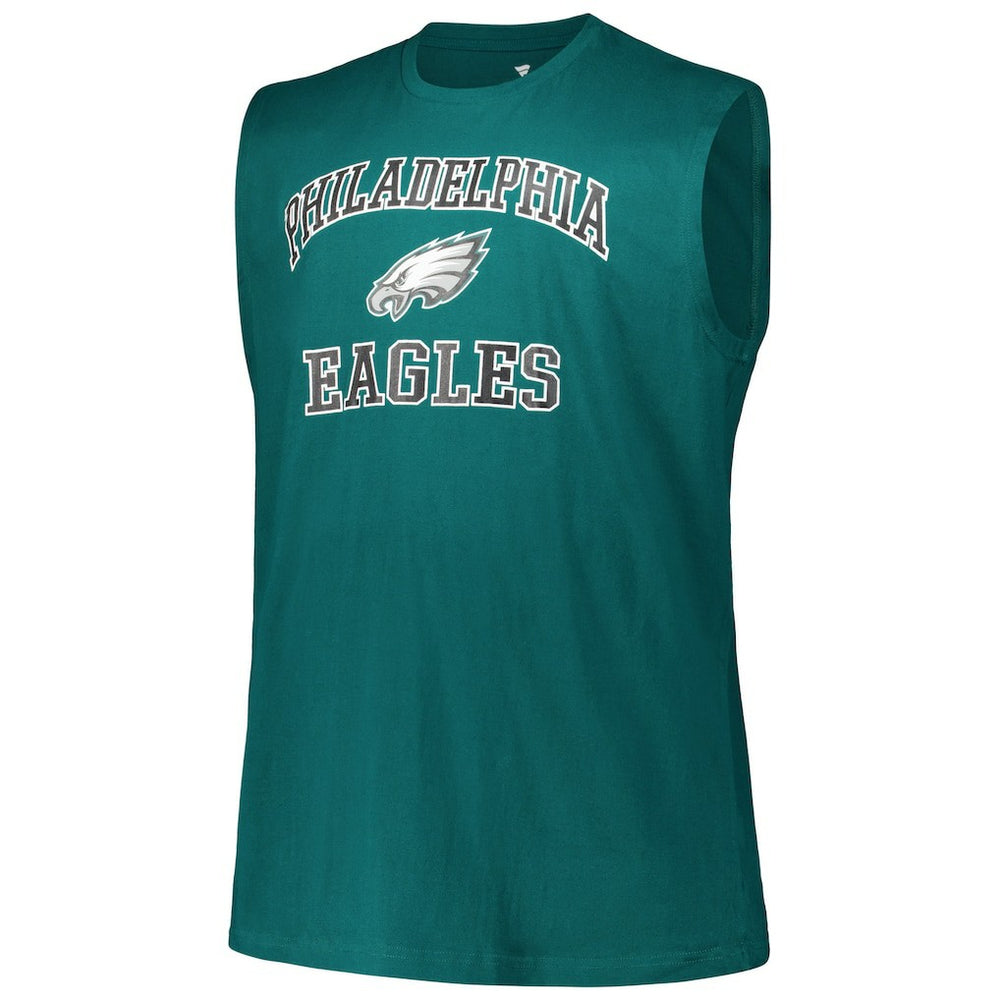Philadelphia Eagles Fanatics Jalen Hurts  Big & Tall Muscle Tank Top