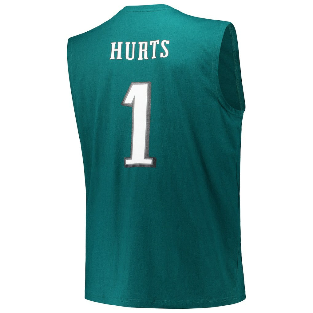 Philadelphia Eagles Fanatics Jalen Hurts  Big & Tall Muscle Tank Top
