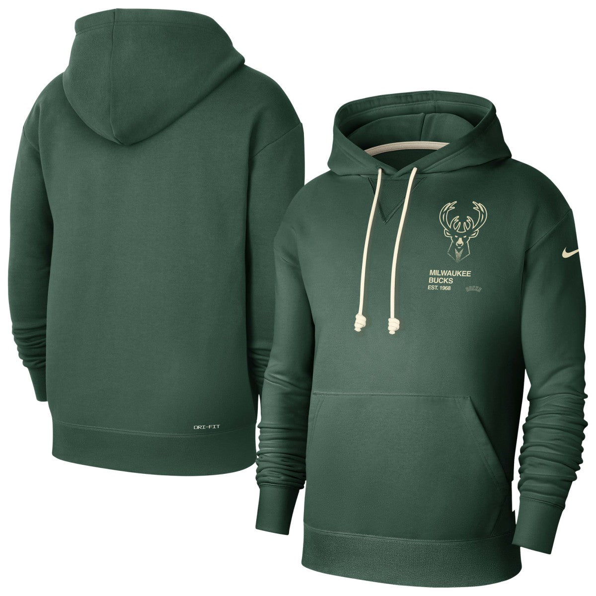 Milwaukee Bucks Courtside Standard Issue Premium Performance Pullover Hoodie Outlet