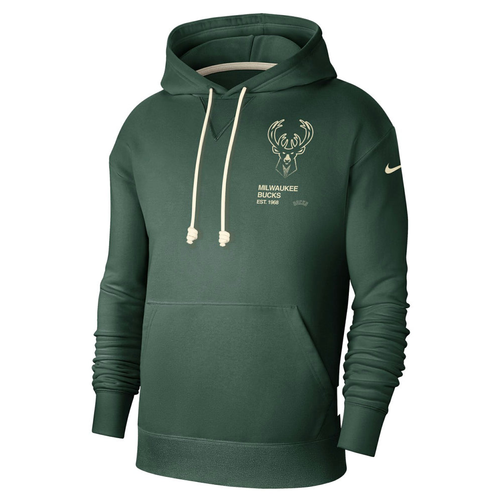 Milwaukee Bucks Courtside Standard Issue Premium Performance Pullover Hoodie Outlet
