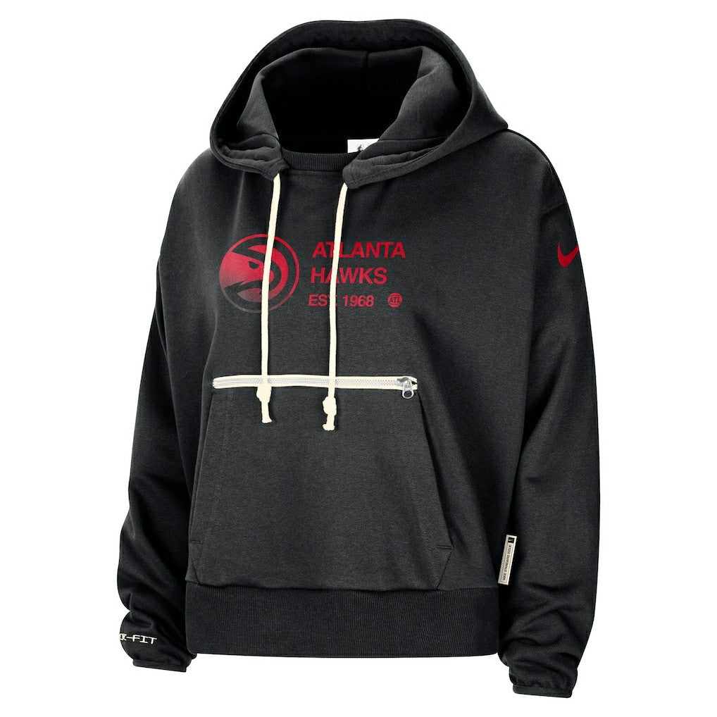 Atlanta Hawks Women's Courtside Standard Issue Performance Pullover Hoodie On Sale