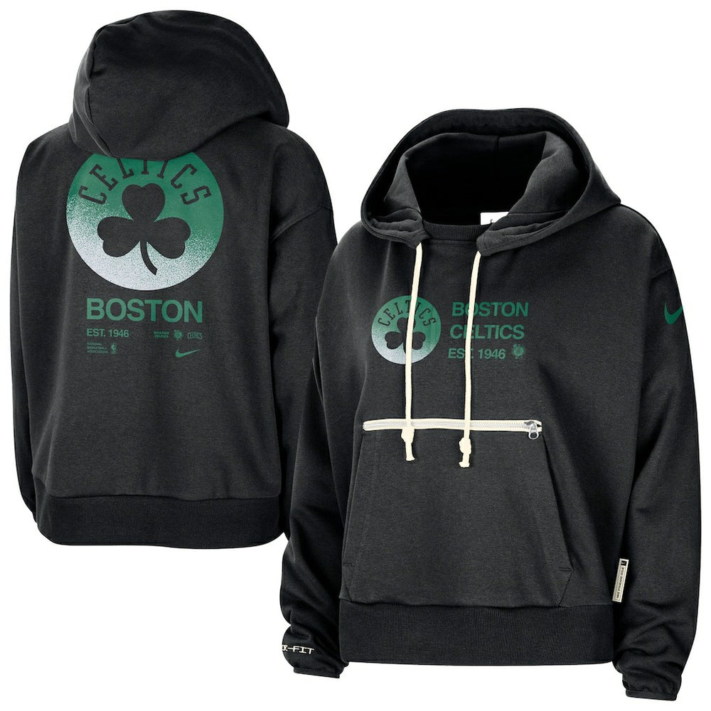 Boston Celtics Women's Courtside Standard Issue Performance Pullover Hoodie For Sale