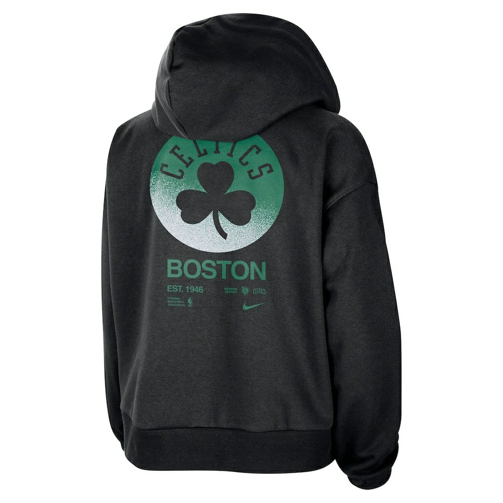 Boston Celtics Women's Courtside Standard Issue Performance Pullover Hoodie For Sale