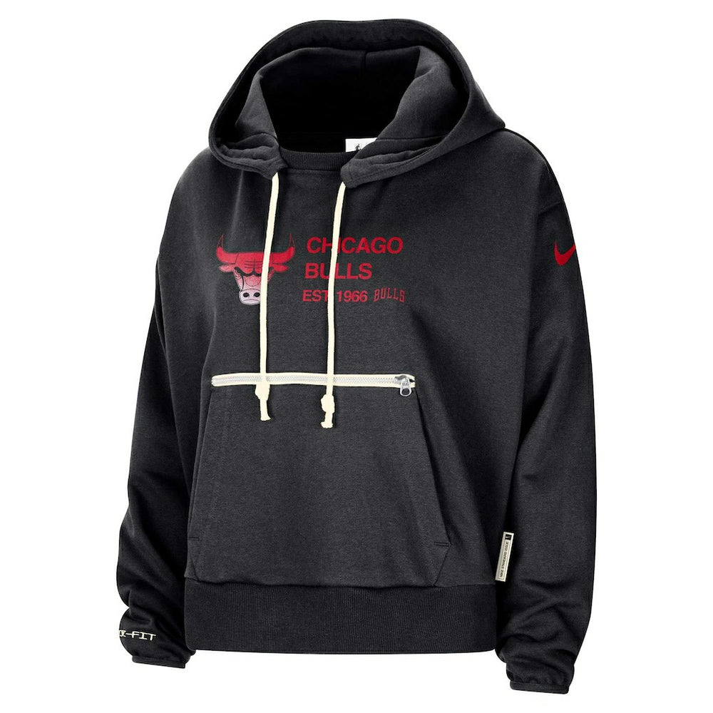Chicago Bulls Women's Courtside Standard Issue Performance Pullover Hoodie Online