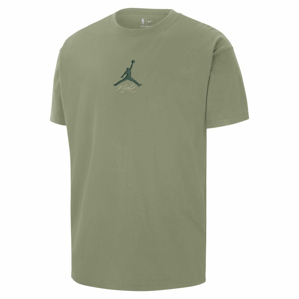 Milwaukee Bucks Jordan Brand Statement Edition Jumpman Flight Heavyweight T-Shirt On Sale