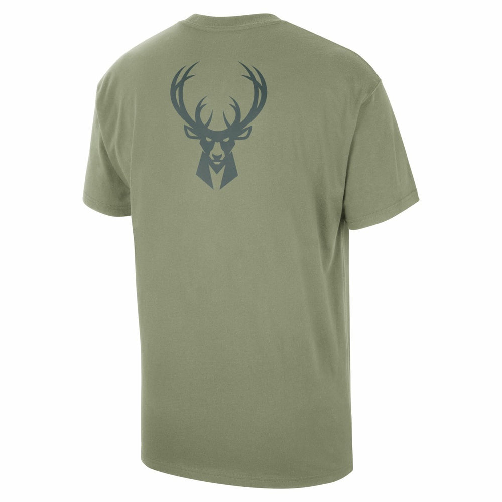 Milwaukee Bucks Jordan Brand Statement Edition Jumpman Flight Heavyweight T-Shirt On Sale
