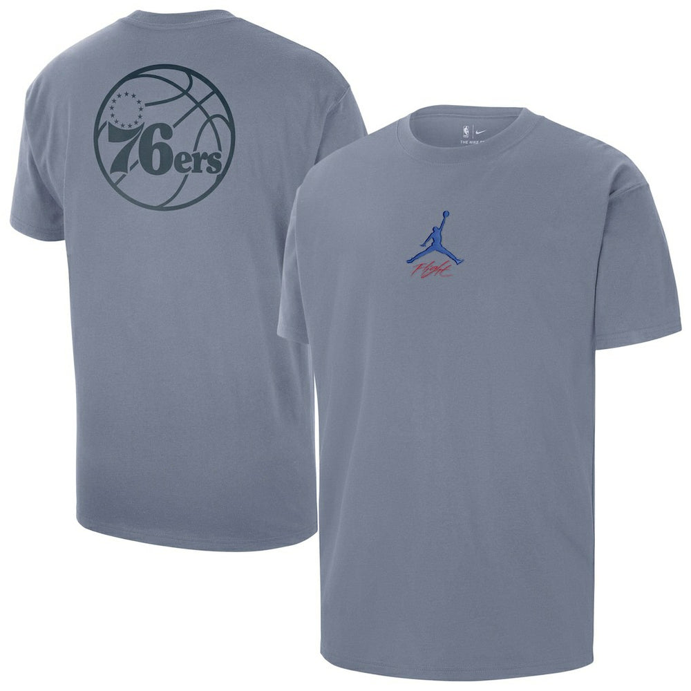 Philadelphia 76ers Jordan Brand Statement Edition Jumpman Flight Heavyweight T-Shirt On Sale