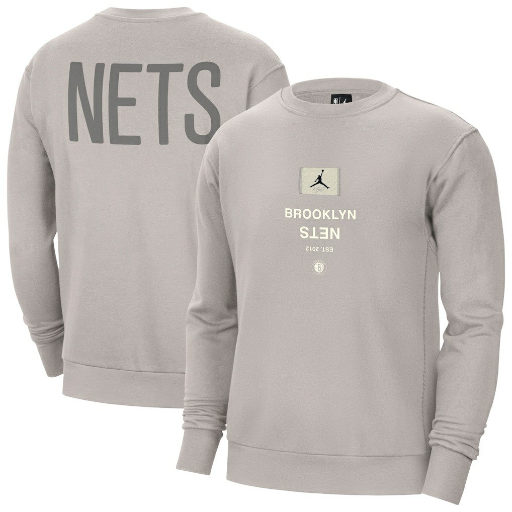 Brooklyn Nets Jordan Brand Courtside Statement Edition Heavyweight Pullover Sweatshirt Discount