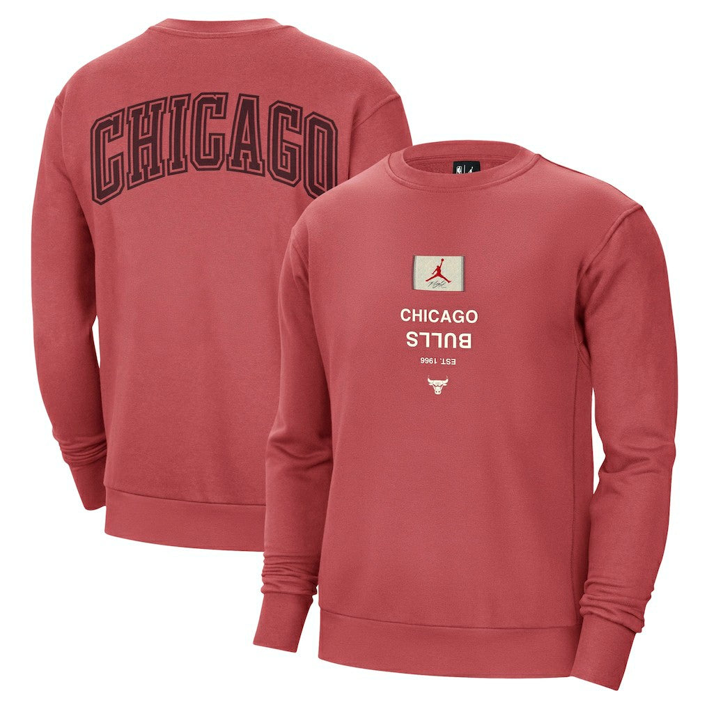 Chicago Bulls Jordan Brand Courtside Statement Edition Heavyweight Pullover Sweatshirt Outlet
