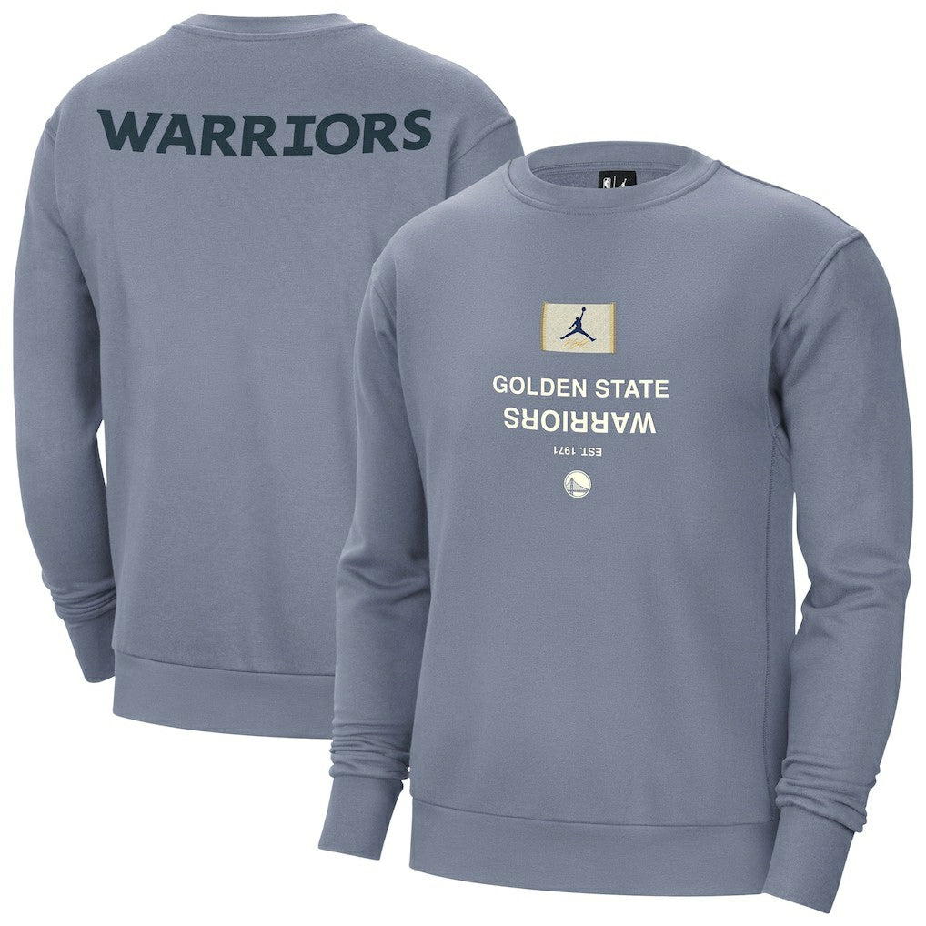 Golden State Warriors Jordan Brand Courtside Statement Edition Heavyweight Pullover Sweatshirt sale New