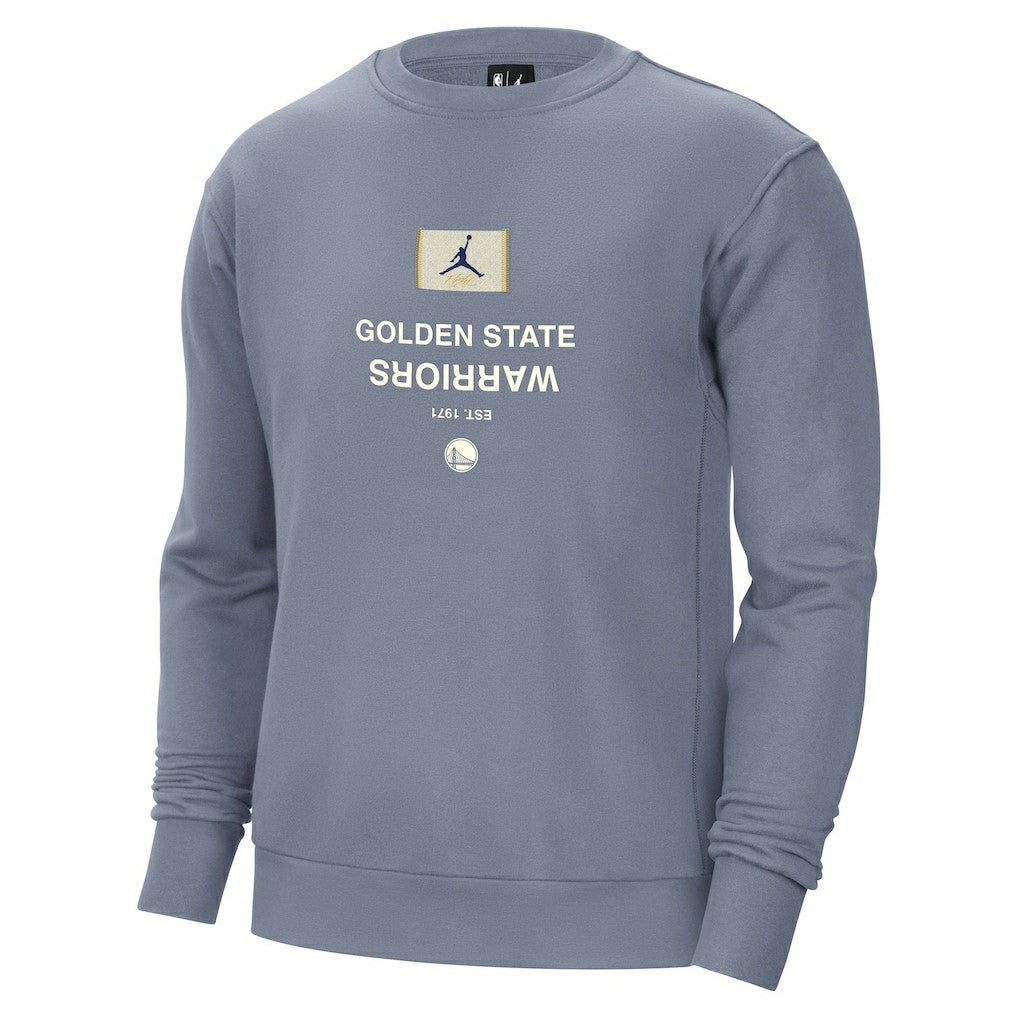 Golden State Warriors Jordan Brand Courtside Statement Edition Heavyweight Pullover Sweatshirt sale New