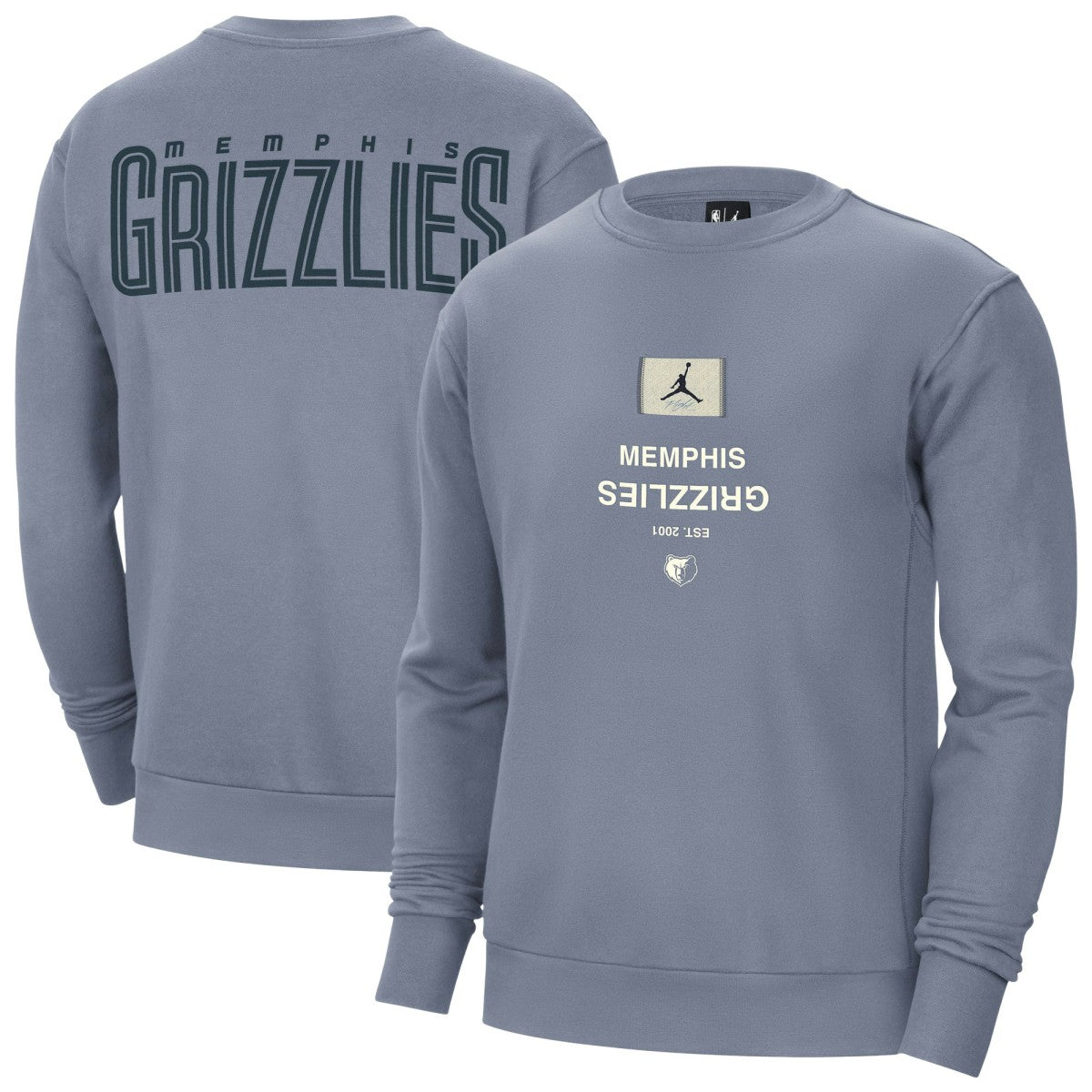 Memphis Grizzlies Jordan Brand Courtside Statement Edition Heavyweight Pullover Sweatshirt On Sale