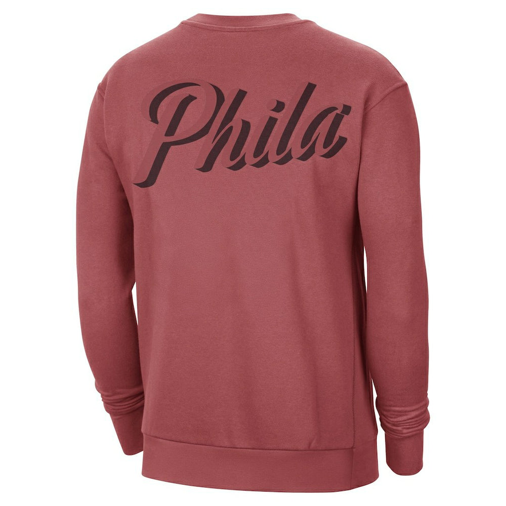 Philadelphia 76ers Jordan Brand Courtside Statement Edition Heavyweight Pullover Sweatshirt Discount