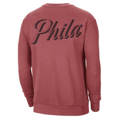 Philadelphia 76ers Jordan Brand Courtside Statement Edition Heavyweight Pullover Sweatshirt Discount