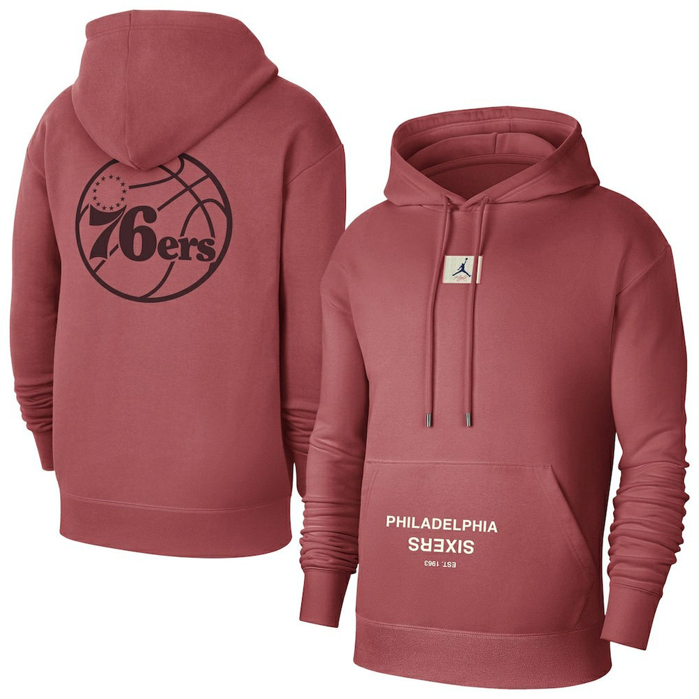 Philadelphia 76ers Jordan Brand Courtside Statement Edition Pullover Hoodie Discount
