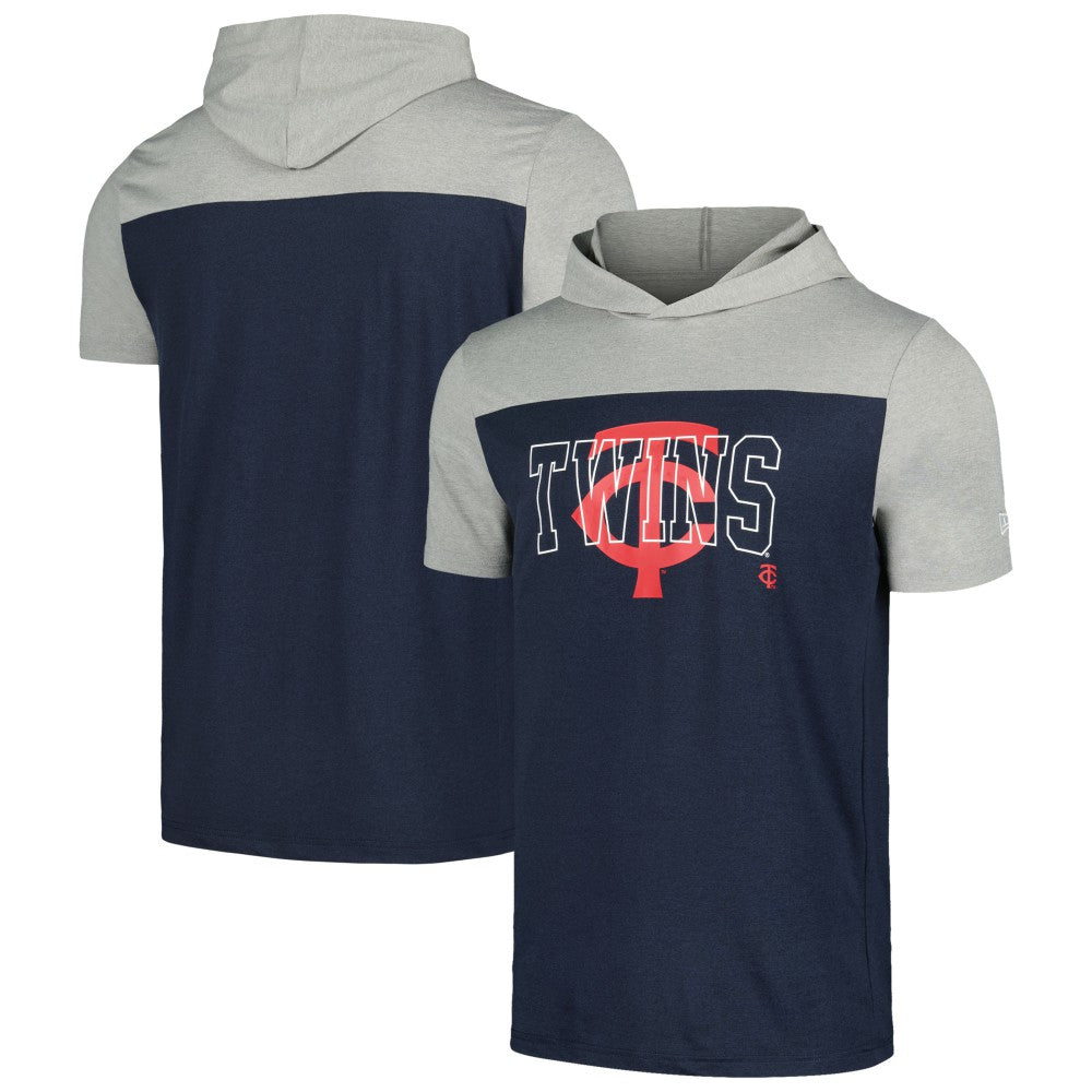 Minnesota Twins New Era Active Brushed Hoodie T-Shirt | MLB On Sale