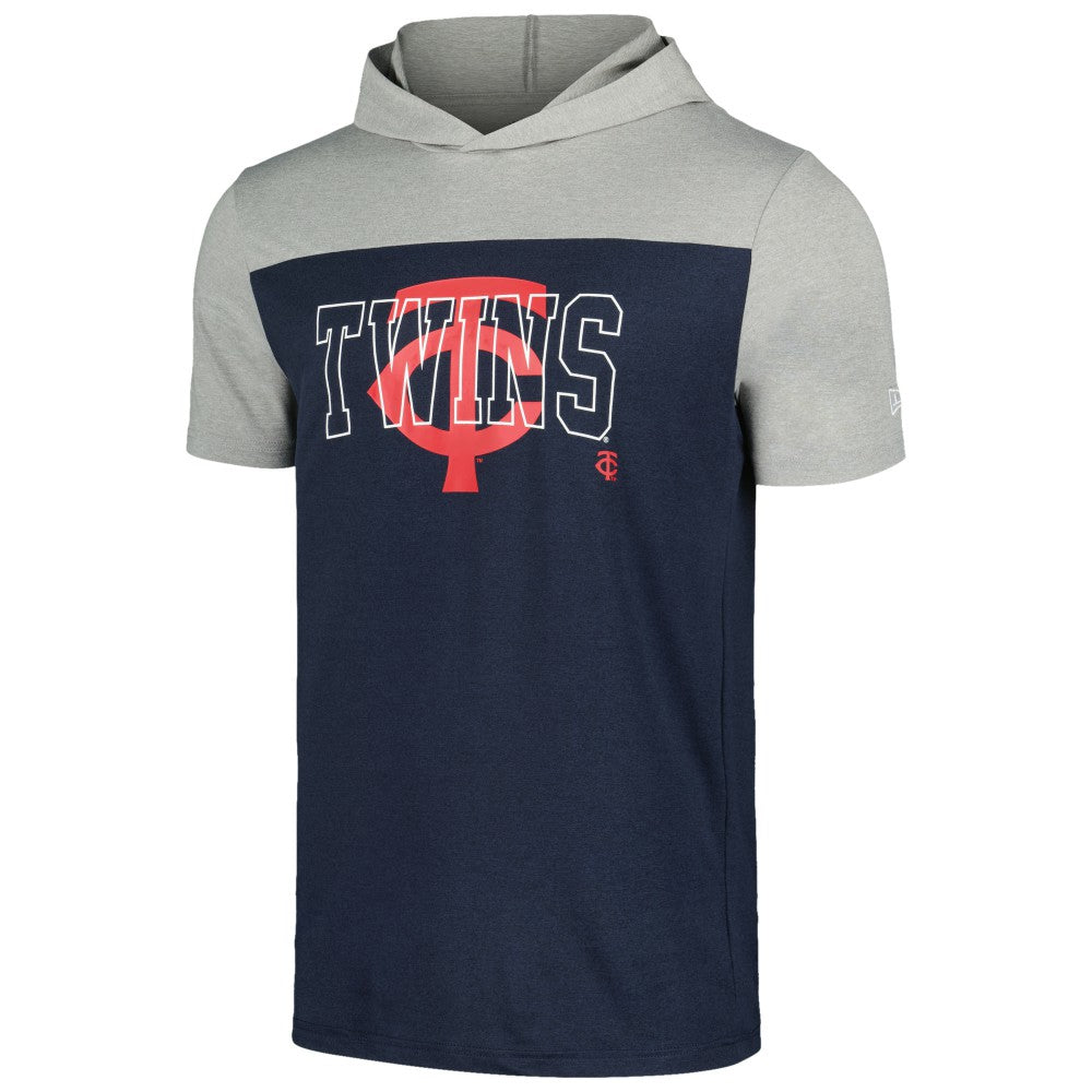 Minnesota Twins New Era Active Brushed Hoodie T-Shirt | MLB On Sale