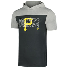 Pittsburgh Pirates New Era Active Brushed Hoodie T-Shirt | MLB Sale