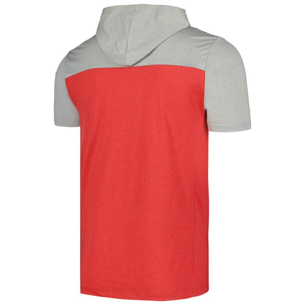 St. Louis Cardinals New Era Active Brushed Hoodie T-Shirt | MLB Outlet