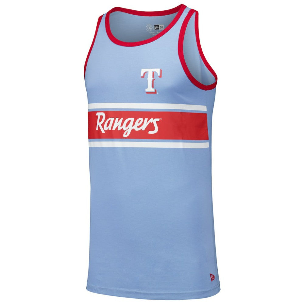 Texas Rangers New Era Jersey Ringer Tank Top | MLB Sale