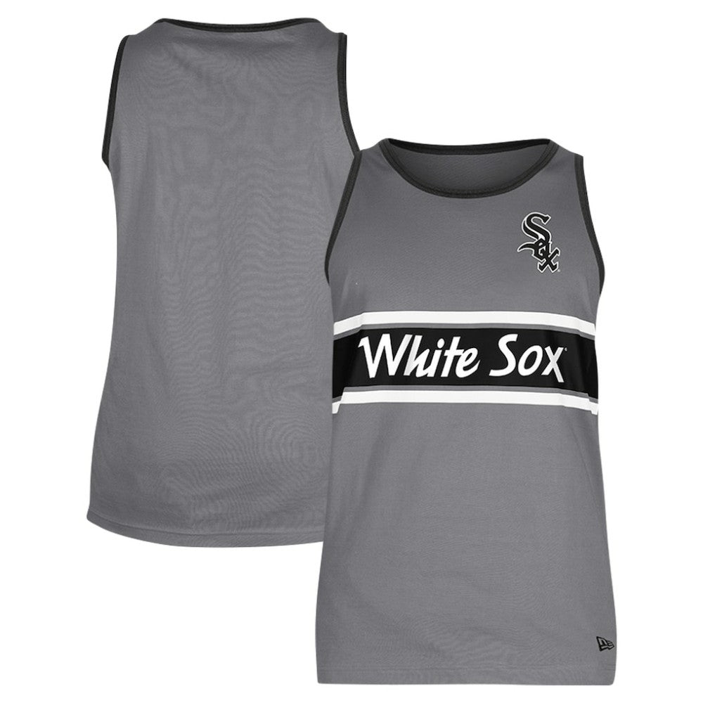 Chicago White Sox New Era Jersey Ringer Tank Top | MLB Discount