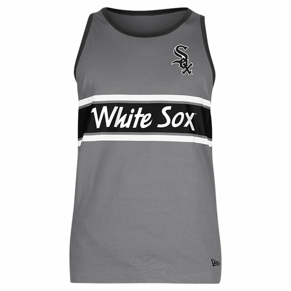 Chicago White Sox New Era Jersey Ringer Tank Top | MLB Discount