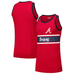 Atlanta Braves New Era Jersey Ringer Tank Top | MLB On Sale