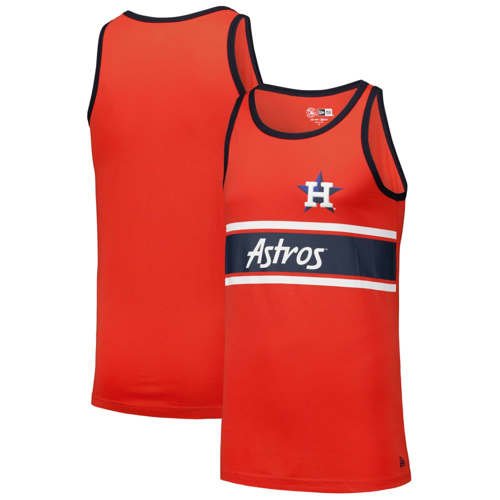 Houston Astros New Era Jersey Ringer Tank Top | MLB Outlet