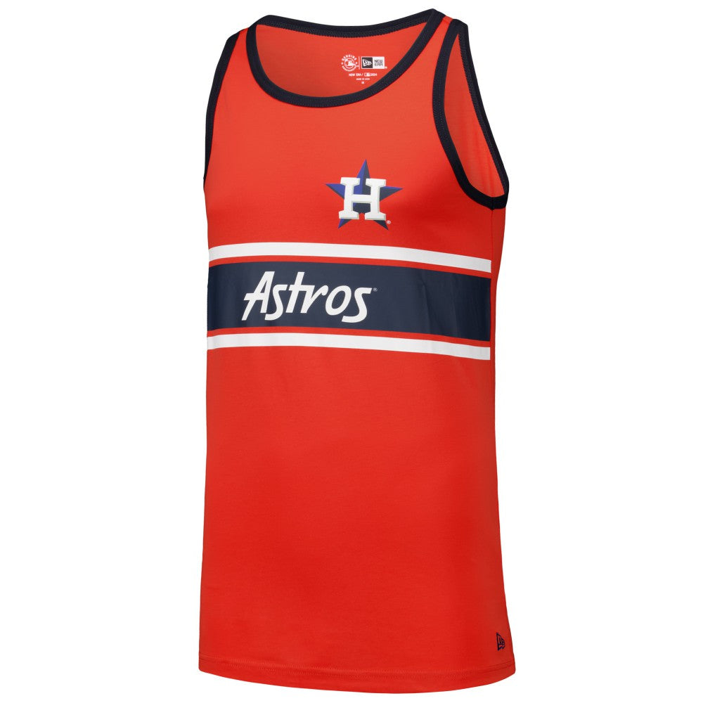 Houston Astros New Era Jersey Ringer Tank Top | MLB Outlet