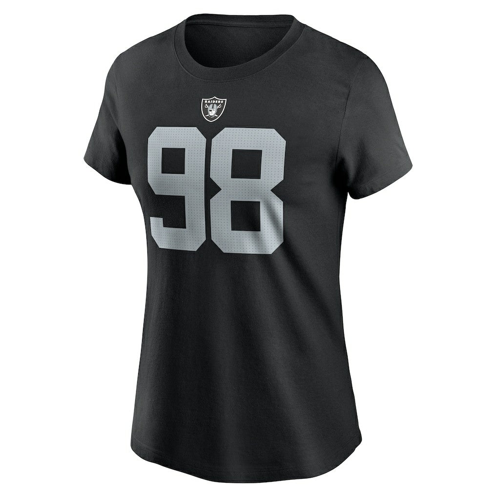 Las Vegas Raiders Nike Maxx Crosby  Women's Player Name & Number T-Shirt
