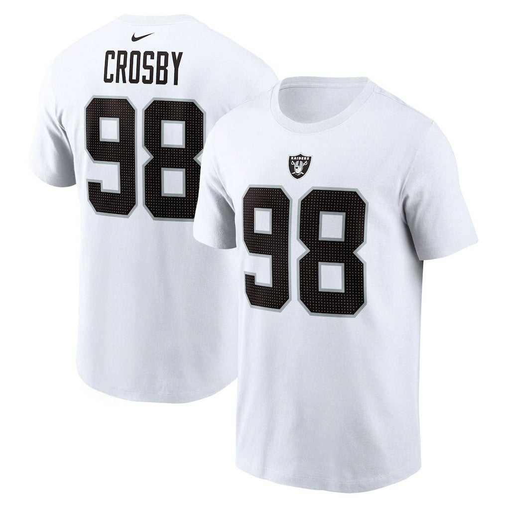Las Vegas Raiders Nike Maxx Crosby  Player Name & Number T-Shirt