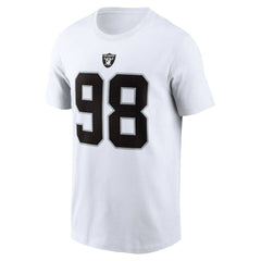 Las Vegas Raiders Nike Maxx Crosby  Player Name & Number T-Shirt