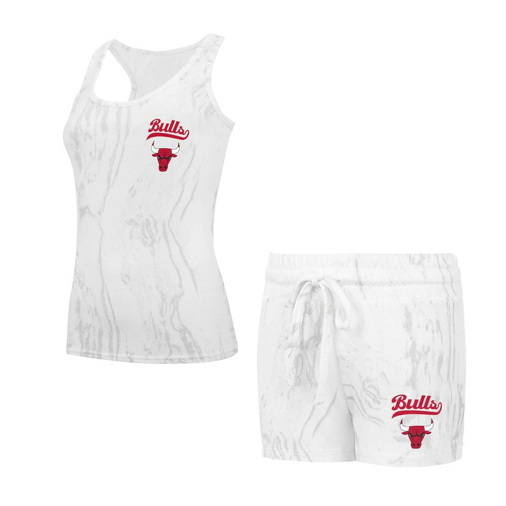Chicago Bulls Concepts Sport Women's Quartz Tank Top & Shorts Set New