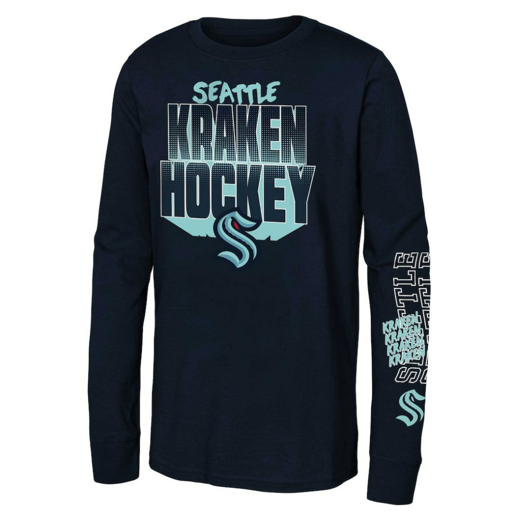 Seattle Kraken Youth Deep Sea Blue For Sale
